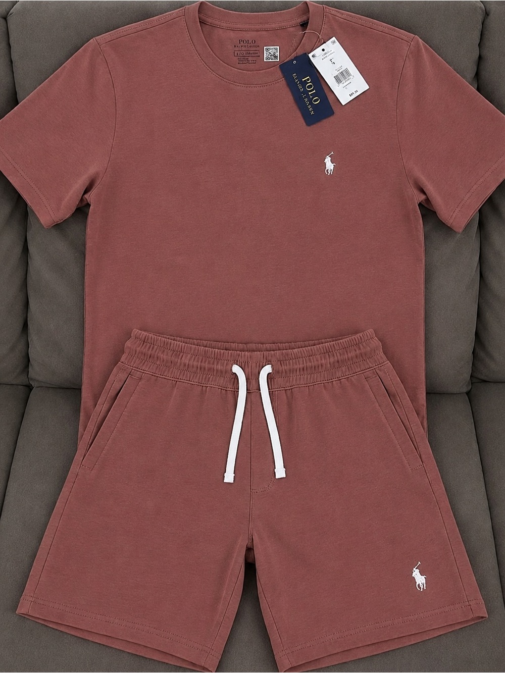 Polo Ralph Lauren tshirt and shorts set